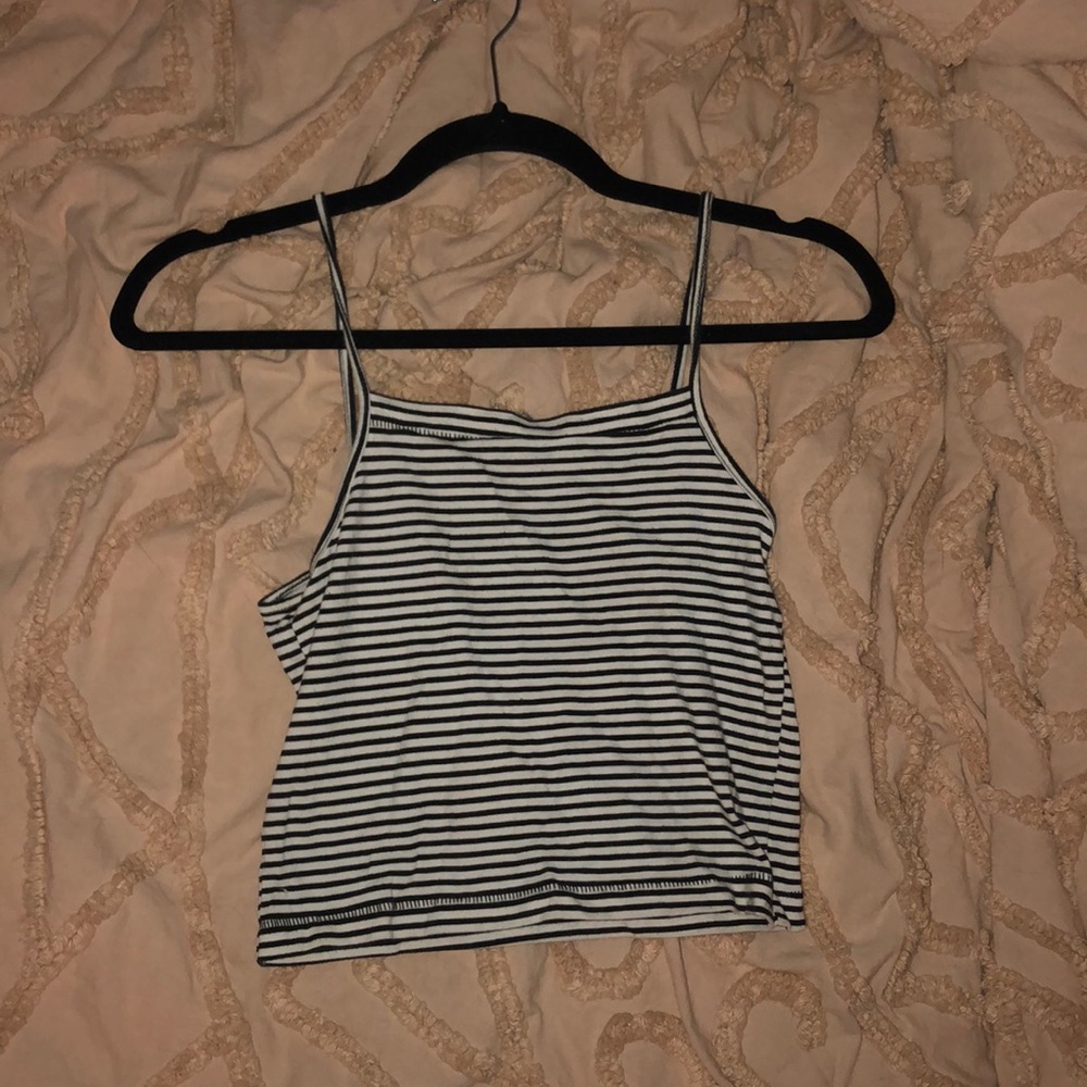 Striped crop top